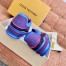 Louis Vuitton Men's LV Trainer Sneakers In Purple Crystals