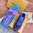 Louis Vuitton Men's LV Trainer Sneakers In Purple Crystals