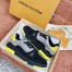 Louis Vuitton Men's LV Trainer Sneakers In Black Crystals