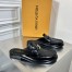 Louis Vuitton Major Open-back Loafers In Black Leather