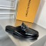 Louis Vuitton Major Open-back Loafers In Black Leather