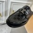 Louis Vuitton Major Open-back Loafers In Black Leather