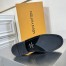 Louis Vuitton Major Open-back Loafers In Black Leather