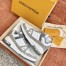 Louis Vuitton Men's LV Trainer Sneakers In White/Grey Leather