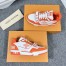 Louis Vuitton Men's LV Trainer Sneakers In Orange Denim with Mesh
