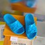 Louis Vuitton Waterfront Mules In Blue Monogram Rubber