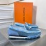Louis Vuitton LV Racer Moccasin In Blue Technical Mesh