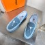 Louis Vuitton LV Racer Moccasin In Blue Technical Mesh