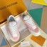 Louis Vuitton Charlie Sneakers In Pink Gradient Leather