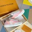 Louis Vuitton Charlie Sneakers In Pink Gradient Leather