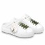 Louis Vuitton Time Out Open Back Sneakers with Green Printed 
