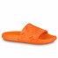 Louis Vuitton Waterfront Mules In Orange Monogram Rubber