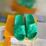 Louis Vuitton Waterfront Mules In Green Monogram Rubber