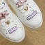 Louis Vuitton Time Out Sneakers with Pink Lace Accessories