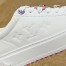 Louis Vuitton Time Out Sneakers with Pink Lace Accessories