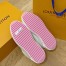 Louis Vuitton Time Out Sneakers with Pink Lace Accessories