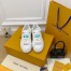 Louis Vuitton Time Out Sneakers with Blue Lace Accessories