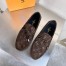 Louis Vuitton LV Driver Moccasin In Brown Monogram Suede Leather