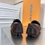 Louis Vuitton LV Driver Moccasin In Brown Monogram Suede Leather