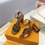 Louis Vuitton Silhouette Sandals In Perforated Monogram Canvas