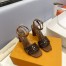 Louis Vuitton Silhouette Sandals In Perforated Monogram Canvas