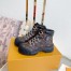 Louis Vuitton  Ruby Flat Ranger Boots In Monogram Canvas