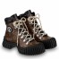 Louis Vuitton  Ruby Flat Ranger Boots In Monogram Canvas