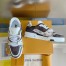Louis Vuitton Men's LV Trainer Sneakers in Bicolor Damier Canvas