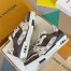 Louis Vuitton Men's LV Trainer Sneakers in Bicolor Damier Canvas