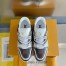 Louis Vuitton Men's LV Trainer Sneakers in Bicolor Damier Canvas