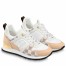 Louis Vuitton Women's Run Away Sneakers in Damier Azur with Leather