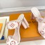 Louis Vuitton Silhouette Mules In Monogram-embossed Leather