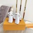 Louis Vuitton Shake Sandals 95mm In White Patent Calfskin