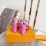 Louis Vuitton Shake Sandals 95mm In Pink Patent Calfskin