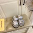 Louis Vuitton Bom Dia Comfort Mules In Silver Metallic Leather