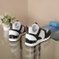 Louis Vuitton Women's Run Away Sneakers In Black/White Leather
