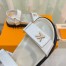 Louis Vuitton LV Sunset Comfort Flat Sandals In White Leather