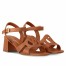 Louis Vuitton LV Isola Sandal 55mm in Brown Calfskin