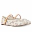 Louis Vuitton Romy Flat Ballerinas in Monogram Tweed 