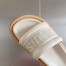 Louis Vuitton LV Bliss Comfort Mules in White Canvas with Leather