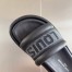 Louis Vuitton LV Bliss Comfort Mules in Black Canvas with Leather