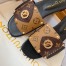 Louis Vuitton LV Frame Flat Mules in Monogram Reverse canvas
