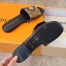 Louis Vuitton LV Frame Flat Mules in Monogram Reverse canvas