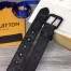 Louis Vuitton Voyager 35mm Belt In Monogram Eclipse Canvas M0043T
