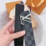 Louis Vuitton LV Initiales Reversible 40MM Belt In Damier Graphite Canvas M0213Q