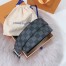 Louis Vuitton LV Initiales Reversible 40MM Belt In Damier Graphite Canvas M0213Q