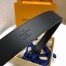 Louis Vuitton Voyager 35mm Belt In Monogram Shadow Leather M0281V