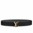 Louis Vuitton Gold Damier LV 40MM Reversible Belt M0333V