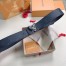 Louis Vuitton LV Dove 40MM Reversible Belt In Monogram Eclipse Canvas M0576V