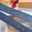 Louis Vuitton LV Dove 40MM Reversible Belt In Monogram Eclipse Canvas M0576V